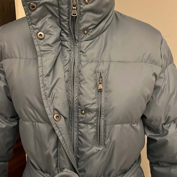 Ralph Lauren Puffer Down Jacket light blue color Sz M - Picture 3 of 10
